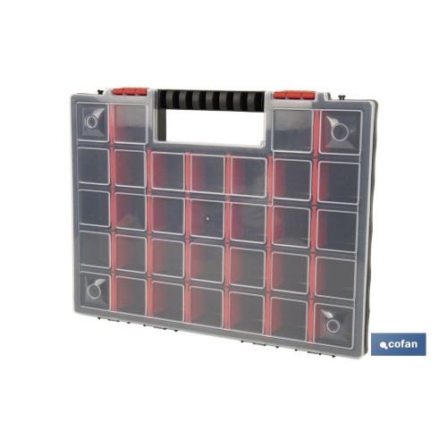 ESTUCHE ORGANIZADOR 32 COMPARTIMENTOS 399 X 303 X 50 MM