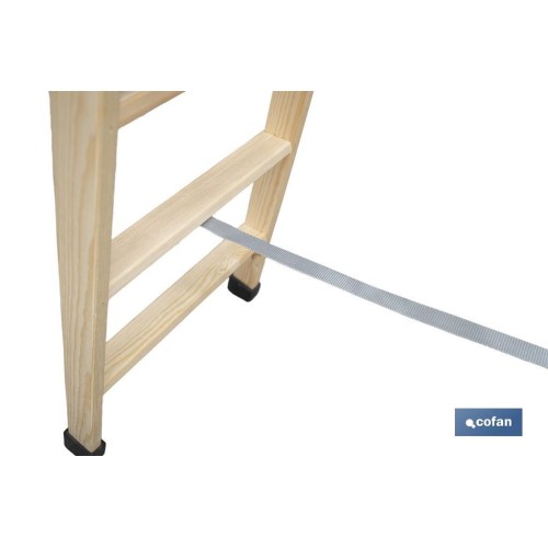 ESCALERA MADERA DOBLE 5 PELDAÑOS 1,25 M