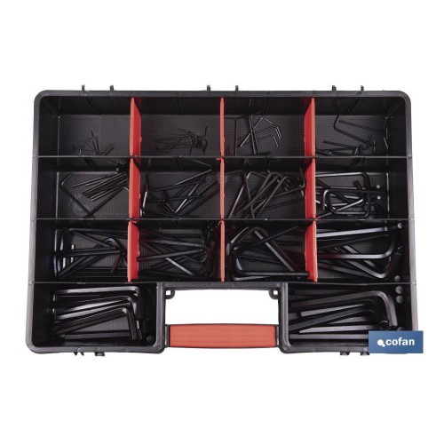 MALETIN SURTIDO 140 LLAVES ALLEN 0,9 - 10mm