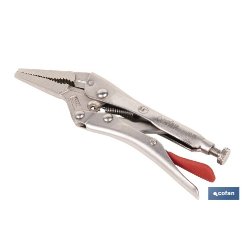 TENAZA GRIP BOCAS LARGAS 6.1/2