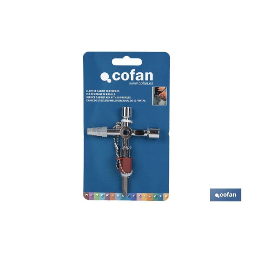 LLAVE DE CABINA 10 PERFILES