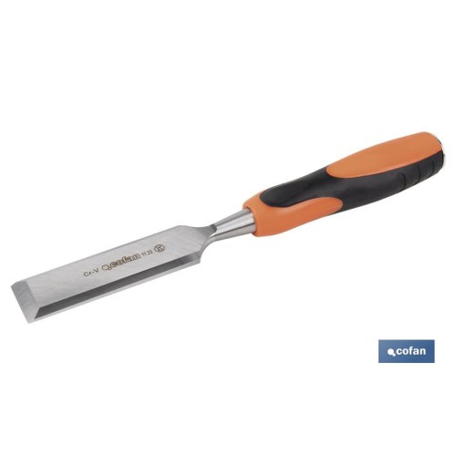 FORMÓN CON MANGO BIMATERIAL ANCHO DE CORTE 32 MM