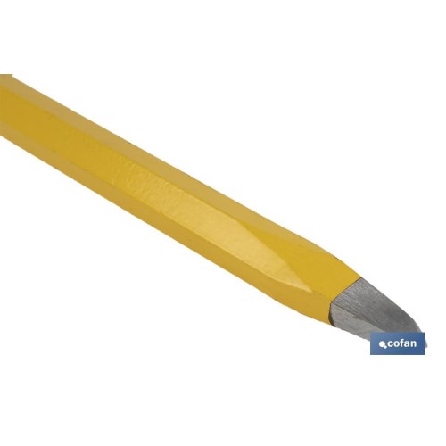 PUNTERO HEXAGONAL C/MANGO 20X500