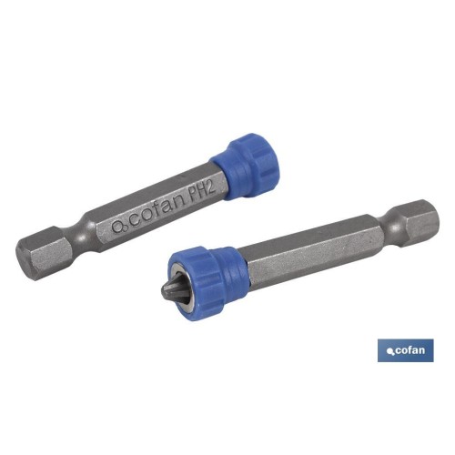 SET 2 PUNTAS 1/4 C/MAGNETISMO PH-2