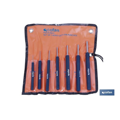 CONJUNTO 7 PCS BOTADOR CILINDRICO 1,5-6 MM