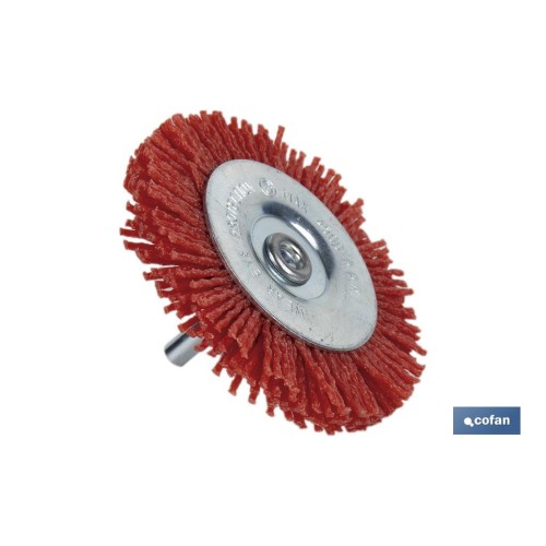 CEPILLO CIRCULAR DE NYLON 6 MM X Ø100
