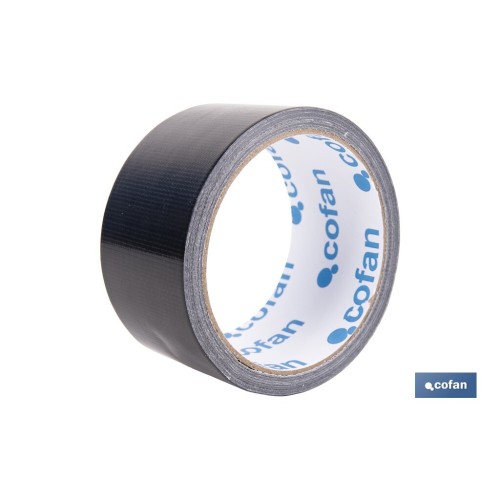CINTA AMERICANA NEGRA 190 MICRAS 50 MM X 10 M