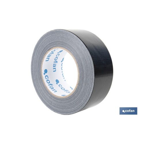 CINTA AMERICANA NEGRA 190 MICRAS 50 MM X 50 M