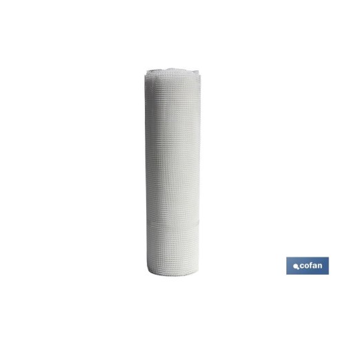 MALLA PLAST. CUADRADA JARDIN 10mm BLANCO 1x25m