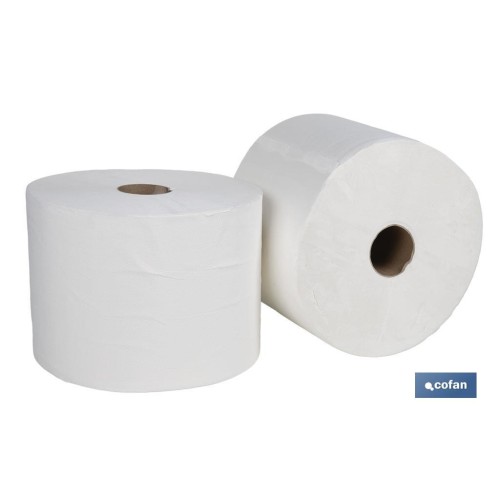 BOBINA CELULOSA EXTRA-LAMINADA VIRGEN 2 CAPAS 3K. 287 MT(2ROLLOS).