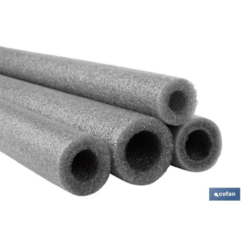 COQUILLA AISLANTE PE PARA TUBERÍAS Ø15 MM X 1 M