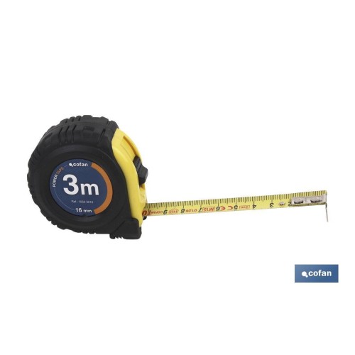 FLEXÓMETRO PROTEC. GOMA 16 MM X 3 M
