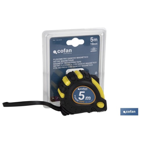 FLEXÓMETRO MAGNÉTICO 19 MM X 5 M