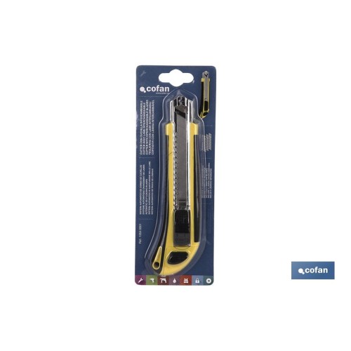 CUTTER CUCHILLA INTERCAMBIABLE (18 MM)