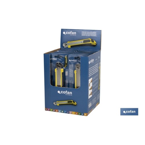 CUTTER CUCHILLA INTERCAMBIABLE (18 MM)