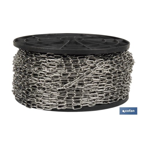 CADENA CALIBRADA DIN 766 M3 INOX A4 (METRO)