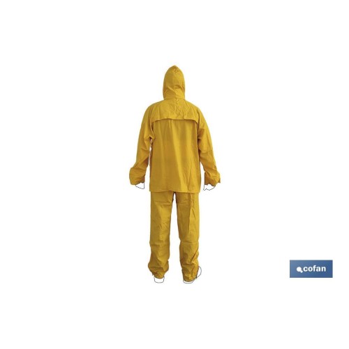 TRAJE DE AGUA PU/PVC AMARILLO TALLA L