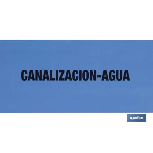 CINTA BALIZ. CANALIZACION AGUA 150MMX250MTS
