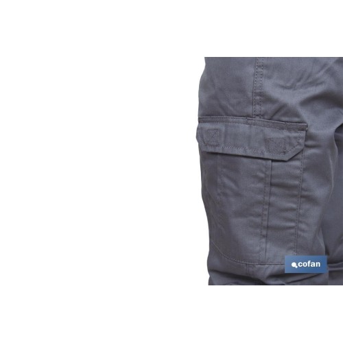 PANTALON TRABAJO SERVET 245 gms/m AZUL MARINO T-38