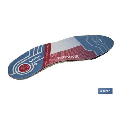 PLANTILLA 4 CAPAS PARA CALZADO PISADA INTERIOR TALLA 35