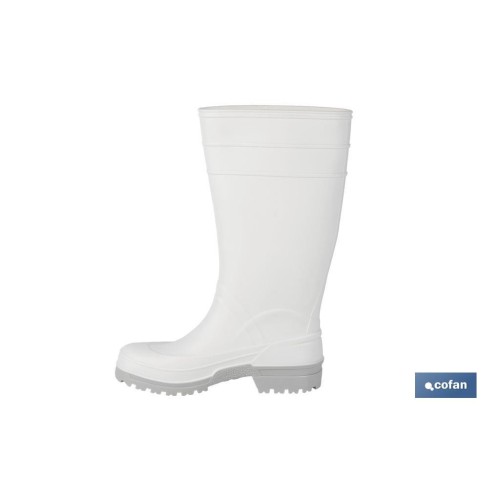 BOTA AGUA PVC BLANCA TALLA 36