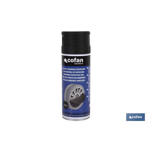 PELICULA REMOVIBLE PROTECCIÓN NEGRO MATE 400 ML