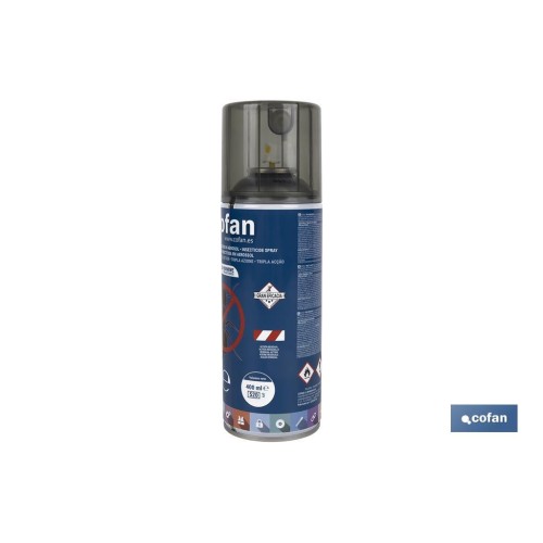 INSECTICIDA EN AEROSOL HORMIGAS TRIPLE ACCIÓN MODELO HORMIWE 400g