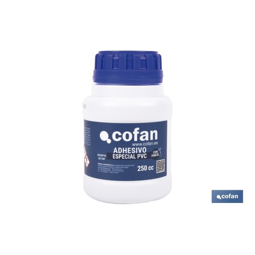 ADHESIVO PARA PVC 250 ML AGUA POTABLE
