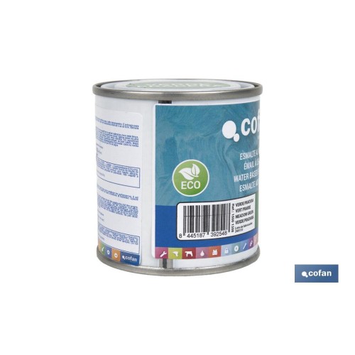 ESMALTE AL AGUA (125 ML) VERDE PRADERA BRILLO