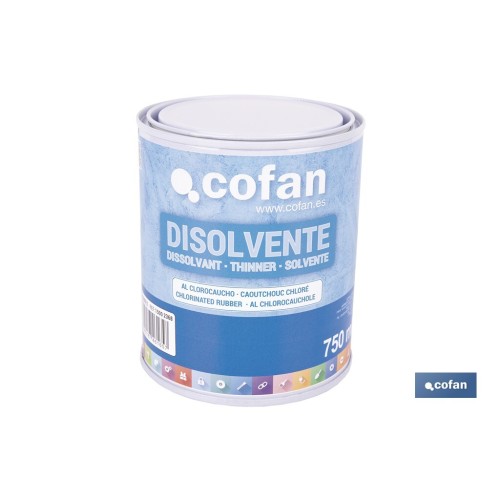 DISOLVENTE CLOROCAUCHO 750 ML