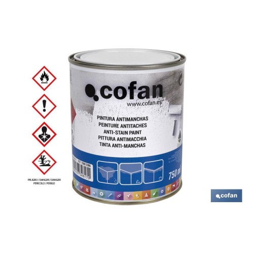 PINTURA ANTIMANCHAS AL DISOLVENTE 750 ML