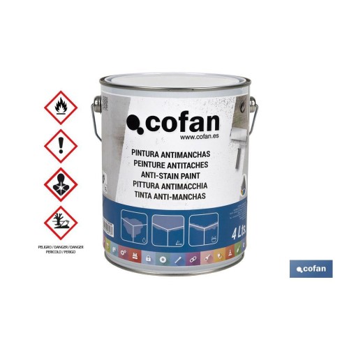 PINTURA ANTIMANCHAS AL DISOLVENTE 4 L
