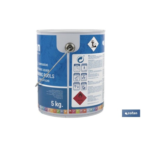 PINTURA PISCINAS CLOROCAUCHO (AZUL 5 KG)