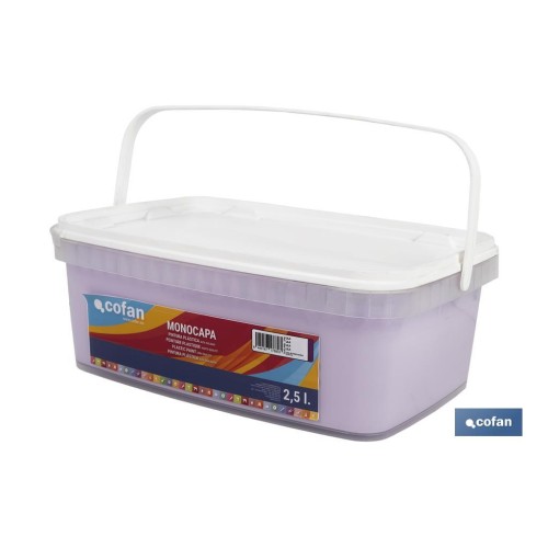 PINTURA PLÁSTICA MONOCAPA Lila (2,5 LT)