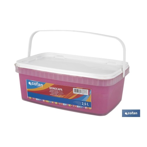 PINTURA PLÁSTICA MONOCAPA Magenta Suave (2,5 LT)