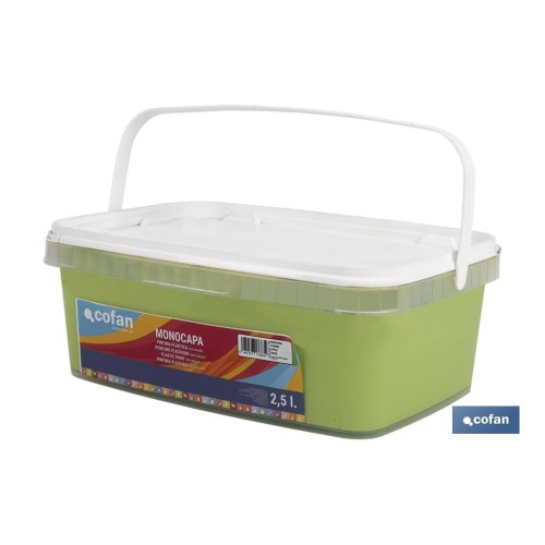 PINTURA PLÁSTICA MONOCAPA Manzana (2,5 LT)