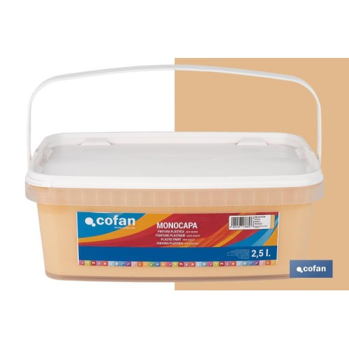 PINTURA PLÁSTICA MONOCAPA Melocoton (2,5 LT)