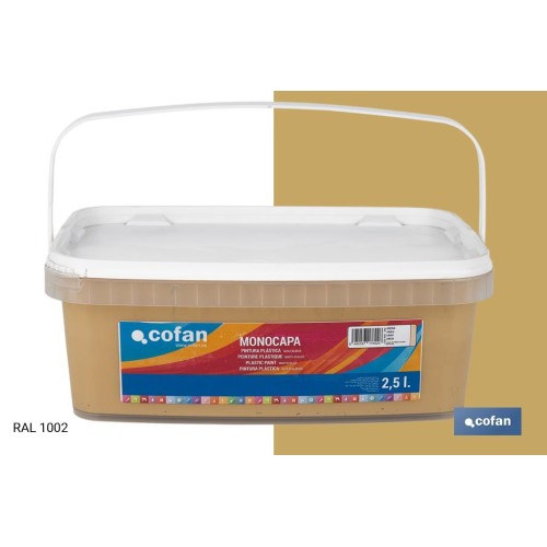 PINTURA PLÁSTICA MONOCAPA Arena (2,5 LT)