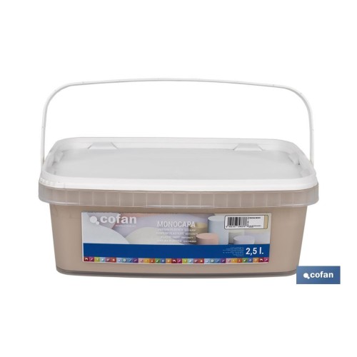 PINTURA PLÁSTICA MONOCAPA PIEDRA MEDIO 2,5 L