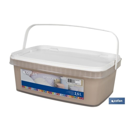 PINTURA PLÁSTICA MONOCAPA PIEDRA MEDIO 2,5 L