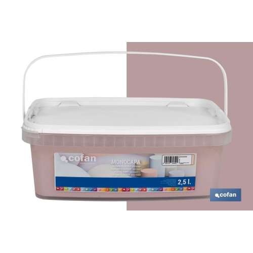 PINTURA PLÁSTICA MONOCAPA ROSA NUDE 2,5 L