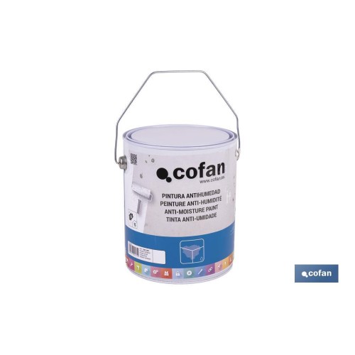 PINTURA ANTIHUMEDAD SINTÉTICA (4 L)  BLANCO SATINADO