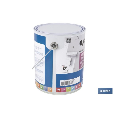PINTURA ANTIHUMEDAD AL AGUA (4 L)  BLANCO MATE