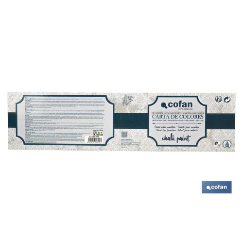 CARTA DE COLORES PINTURA A LA TIZA CHALK PAINT