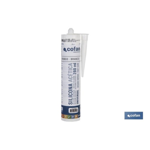 SILICONA ACÉTICA UNIVERSAL 280 ML BLANCO