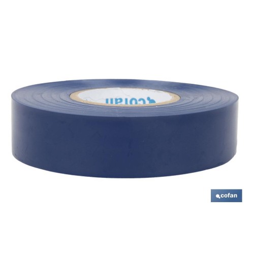 CINTA AISLANTE 180 Micras AZUL 19mmX20 Metros