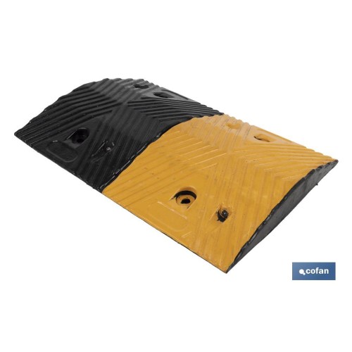 REDUCTOR VELOCIDAD AMAR/NEGRO 500x350x50 mm