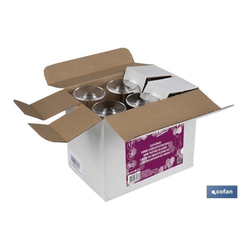 PACK  COPA CATAVINOS   6 UNIDADES 17 CL 15 CM