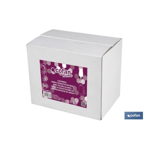 PACK  COPA CATAVINOS   6 UNIDADES 17 CL 15 CM