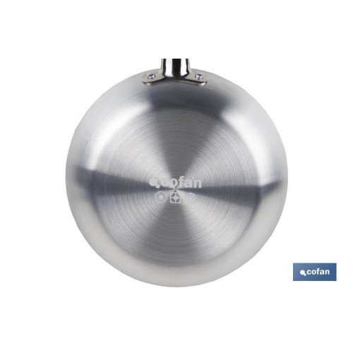SARTÉN PROFESIONAL 24 CM ALUMINIO Y MANGO ACERO INOXIDABLE TYLER